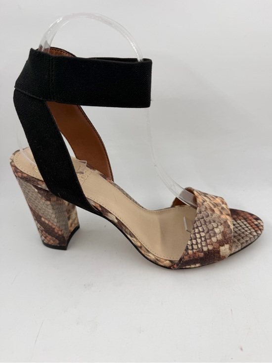 Vince Camuto Shoes - NEW! Vince Camuto Citriana Brown -SZ 7.5- Snakeskin Embossed Leather Heeled Pump